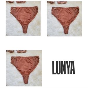 NIP - 3PK LUNYA Stretch Stripe Briefs - Washable Silk, Small